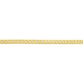 9ct+Gold+20.5cm+Curb+Bracelet