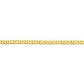 9ct-Gold-205cm-Solid-Curb-Gents-Bracelet on sale