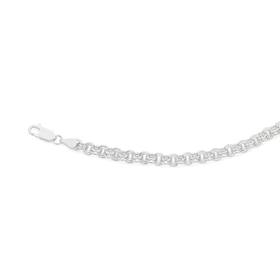 Silver-19cm-Double-Round-Link-Bracelet on sale