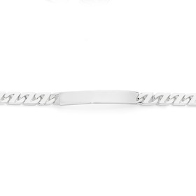 Silver-22cm-Fancy-Identity-Bracelet on sale