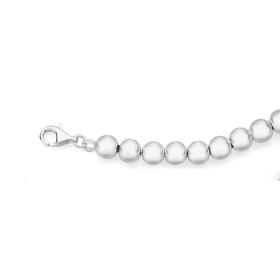 Silver+20cm+8mm+Ball+Bracelet