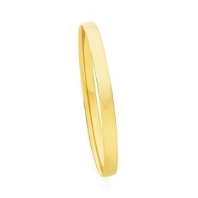 9ct+Gold+65mm+Solid+Bangle