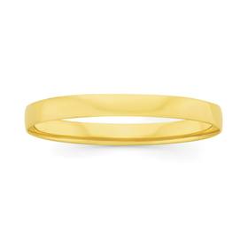 9ct+Gold+65mm+Solid+Oval+Bangle