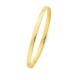 9ct+Gold+65mm+Solid+Bangle