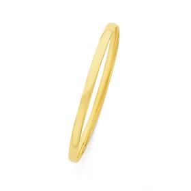 9ct+Gold+65mm+Solid+Bangle