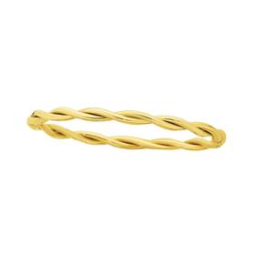 9ct+Gold+65mm+Twist++Bangle