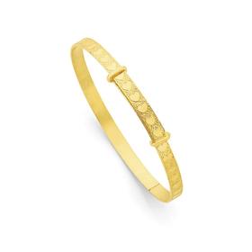 9ct+Gold+Baby+Bangle