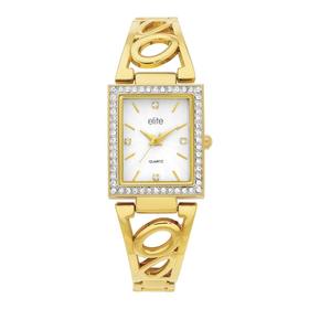 Elite+Ladies+Gold+Tone+Watch