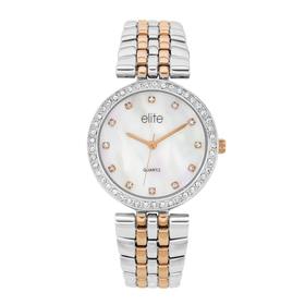 elite-Ladies-Silver-and-Rose-Tone-Watch on sale