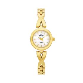 Elite+Ladies+Gold+Tone+Watch