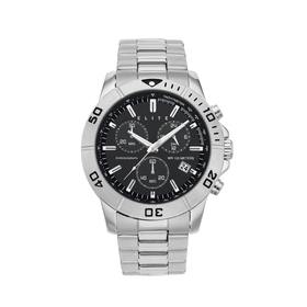 Elite+Men%27s+Silver+Tone+Watch