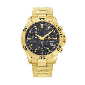 Elite-Mens-Gold-Tone-Watch on sale
