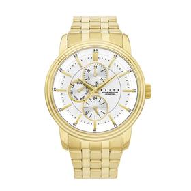 Elite+Men%27s+Gold+Tone+Watch