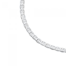 Silver-25cm-Marine-Link-Anklet on sale