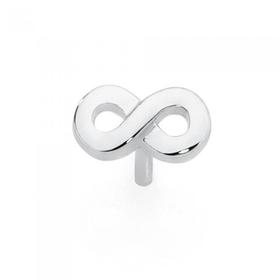 Silver-Infinity-Nose-Stud on sale
