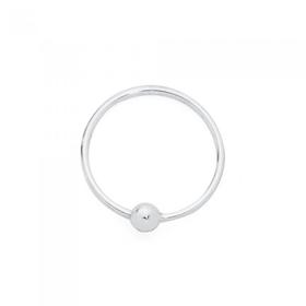 Silver-Nose-Ring-With-Ball on sale