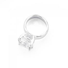 Silver+CZ+Engagement+Ring+Bead