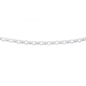 Silver-55cm-Oval-Belcher-Chain on sale