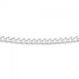 Silver-55cm-Solid-Curb-Chain on sale