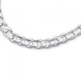 Sterling-Silver-55cm-Curb-Gents-Chain on sale