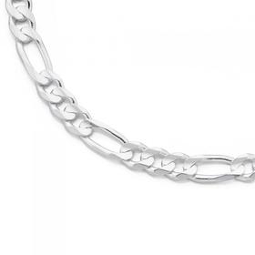 Silver-50cm-Figaro-Chain on sale