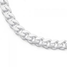 Silver-55cm-Solid-Oval-Curb-Chain on sale