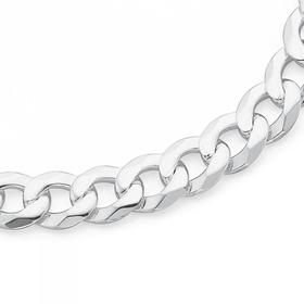 Sterling+Silver+55cm+Curb+Chain