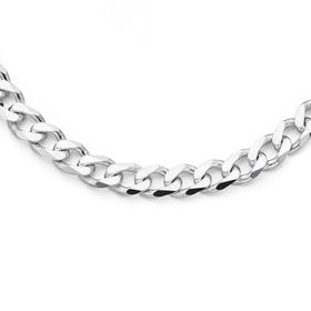 Sterling+Silver+55cm+Curb+Gents+Chain