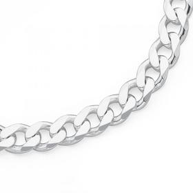 Sterling-Silver-55cm-Heavy-Curb-Mens-Chain on sale