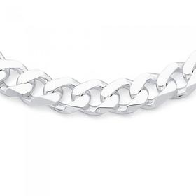 Sterling+Silver+55cm+Heavy+Curb+Chain