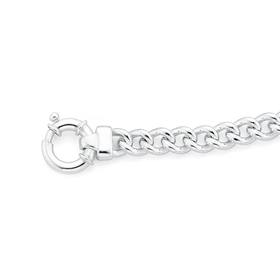 Silver-46cm-Classic-Curb-Necklet on sale