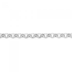 Sterling-Silver-19cm-Belcher-Bracelet on sale