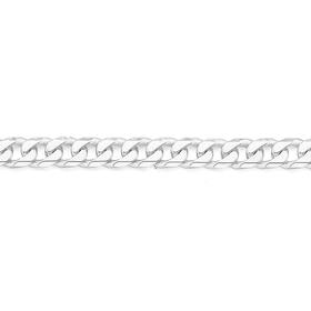 Silver-19cm-Flat-Curb-Bracelet on sale