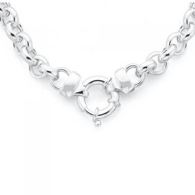 Silver-195cm-Bolt-Ring-Belcher-Bracelet-Made-In-Italy on sale