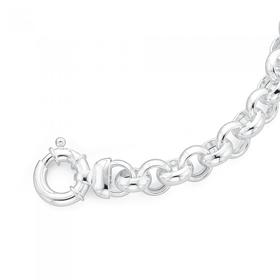 Sterling-Silver-20cm-Belcher-Bracelet on sale