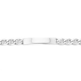 Silver-22cm-Anchor-ID-Bracelet on sale