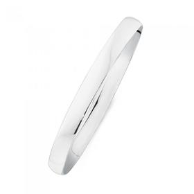 Sterling-Silver-65mm-7mm-Solid-Round-Bangle on sale