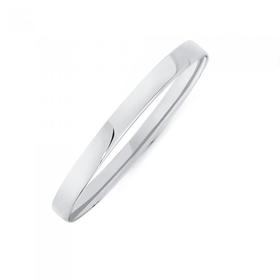 Silver-6mm-65mm-Half-Round-Solid-Bangle on sale