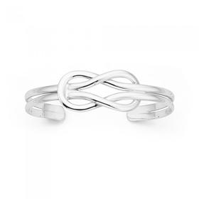 Sterling-Silver-Knot-Bangle on sale