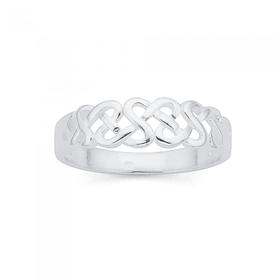 Silver-Celtic-Plait-Ring on sale