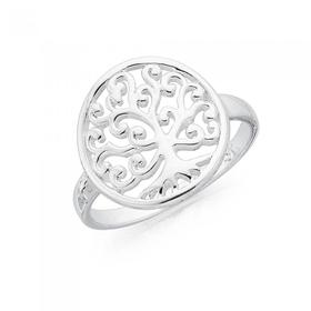 Silver-Tree-Of-Life-Ring on sale