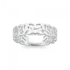 Silver-Celtic-Knot-Ring on sale