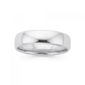 Sterling+Silver+6mm+Flat+Soft+Edge+Gents+Ring