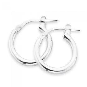 Silver-10mm-Hoop-Earrings on sale