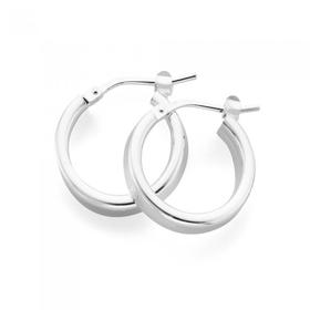 Silver-12mm-Tube-Hoop-Earrings on sale