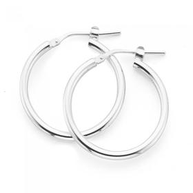 Silver-20mm-Hoop-Earrings on sale