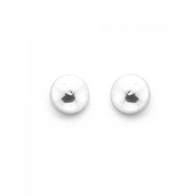 Silver-4mm-Flat-Ball-Studs on sale