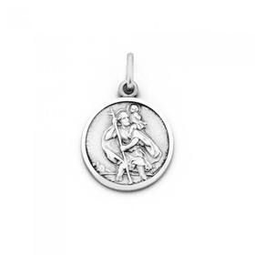 Silver-St-Christopher-Medal on sale