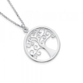 Silver-Tree-of-Life-Pendant on sale