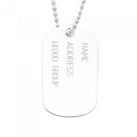 Silver-Blood-Group-Dog-tag on sale